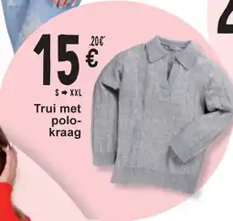 Cora Trui met polo kraag aanbieding