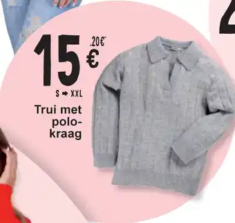 Cora Trui met polo kraag aanbieding