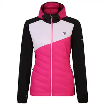 Decathlon Dames Ascending Hybride Jas (Puur Roze/Wit) aanbieding