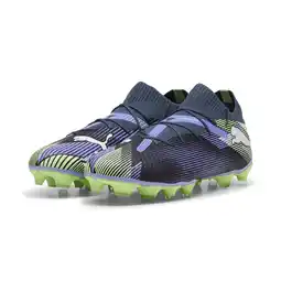 Decathlon FUTURE 7 PRO FG/AG voetbalschoenen PUMA Gray Skies White Fizzy Apple Yellow aanbieding