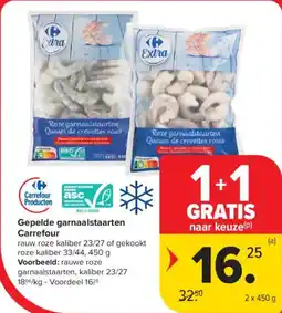 Carrefour Market Gepelde garnaalstaarten Carrefour aanbieding