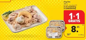 Carrefour Market Visgratin 340 g aanbieding