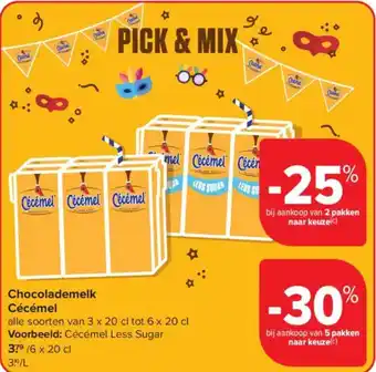 Carrefour Market Chocolademelk Cécémel aanbieding