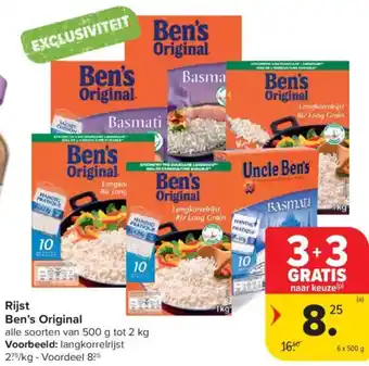 Carrefour Market Rijst Ben's Original aanbieding