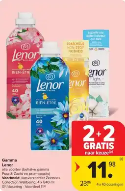 Carrefour Market Gamma Lenor aanbieding