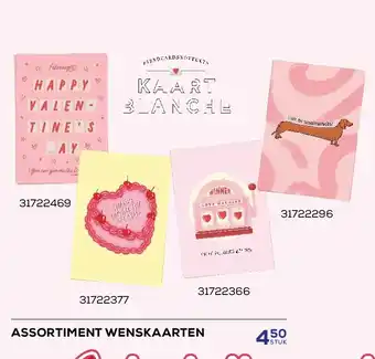 Supra Bazar ASSORTIMENT WENSKAARTEN aanbieding