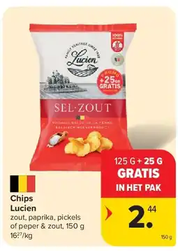 Carrefour Chips Lucien aanbieding