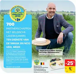 Carrefour Belgische brie Kwaliteitsketen Carrefour aanbieding