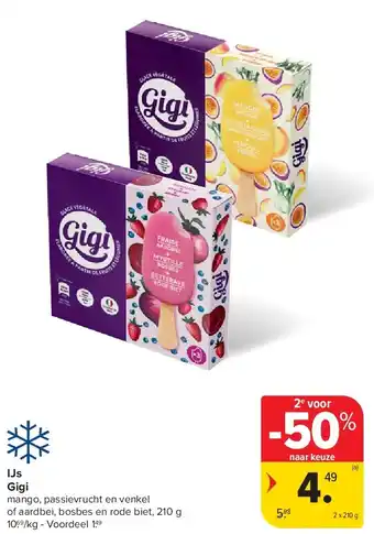 Carrefour IJs Gigi aanbieding