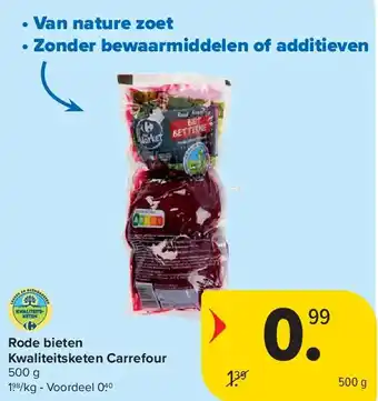 Carrefour Rode bieten Kwaliteitsketen Carrefour aanbieding