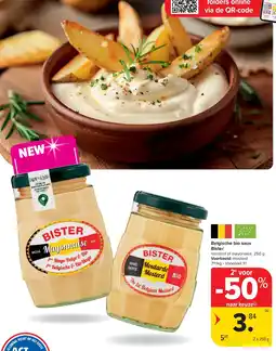 Carrefour Belgische bio saus Bister aanbieding