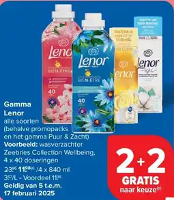 Carrefour Gamma Lenor aanbieding