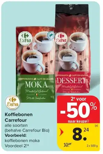 Carrefour Koffiebonen Carrefour aanbieding