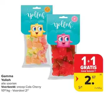 Carrefour Gamma Yolloh aanbieding