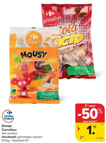 Carrefour Snoep Carrefour aanbieding