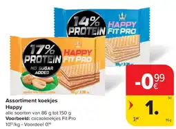 Carrefour Assortiment koekjes Happy aanbieding