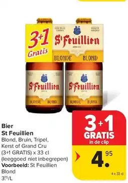 Carrefour Bier St Feuillien aanbieding