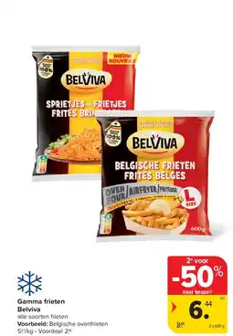 Carrefour Gamma frieten Belviva aanbieding