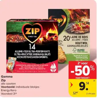 Carrefour Gamma Zip aanbieding