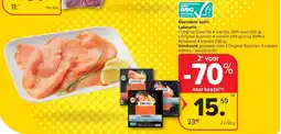 Carrefour Gerookte zalm Labeyrie aanbieding