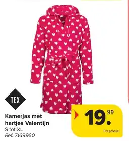 Carrefour Kamerjas met hartjes Valentijn aanbieding