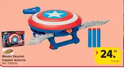 Carrefour Blaster Skyshot Captain America aanbieding