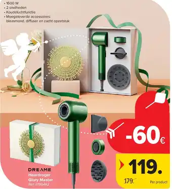 Carrefour Haardroger Glory Master aanbieding