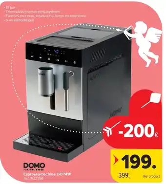 Carrefour Espressomachine DO741K aanbieding