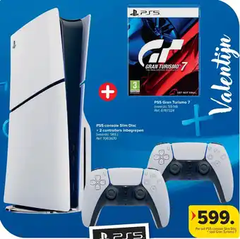 Carrefour PS5-console Slim Disc + spel Gran Turismo 7 aanbieding