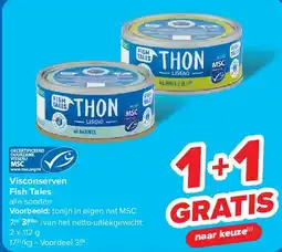 Carrefour Visconserven Fish Tales aanbieding