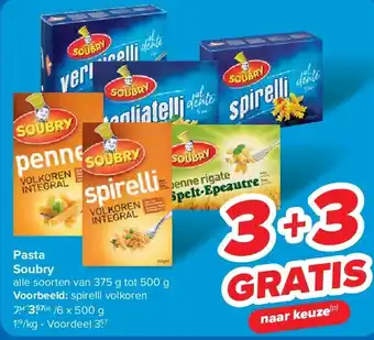 Carrefour Pasta Soubry aanbieding