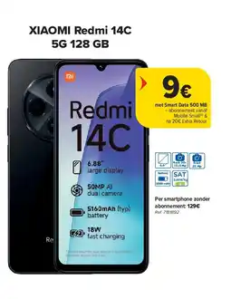 Carrefour XIAOMI Redmi 14C 5G 128 GB aanbieding