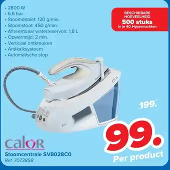 Carrefour Stoomcentrale SV8028C0 aanbieding