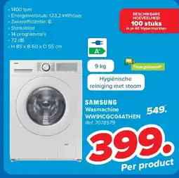 Carrefour Wasmachine WW91CGC04ATHEN aanbieding