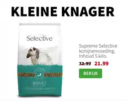 Intratuin Supreme Selective konijnenvoeding aanbieding