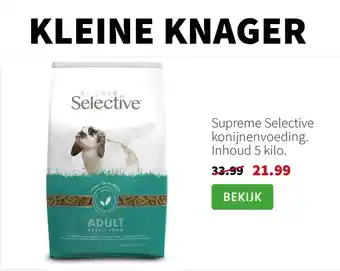 Intratuin Supreme Selective konijnenvoeding aanbieding