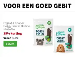 Intratuin Edgard & Cooper Doggy Dental aanbieding