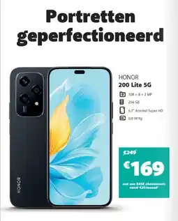 Base HONOR 200 Lite 5G aanbieding