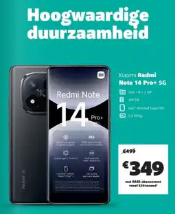 Base Xiaomi Redmi Note 14 Pro+ 5G aanbieding