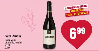 Delhaize Saint-Amour Rode wijn uit de Beaujolais 75 cl aanbieding