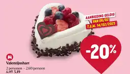 Delhaize Valentijnshart aanbieding