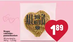 Delhaize Brugse valentijnspannenkoeken aanbieding