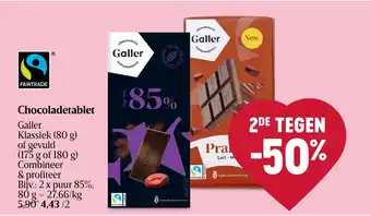 Delhaize Chocoladetablet aanbieding