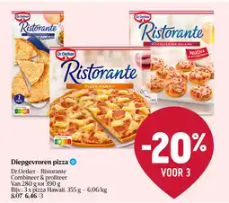 Delhaize Diepgevroren pizza aanbieding