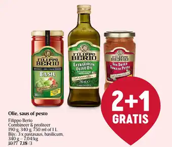 Delhaize Olie, saus of pesto aanbieding