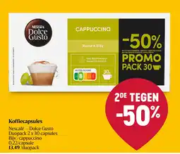 Delhaize Koffiecapsules aanbieding