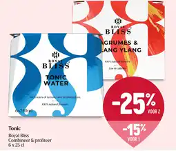 Delhaize Tonic aanbieding