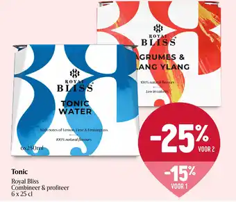 Delhaize Tonic aanbieding