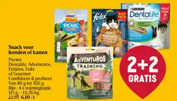 Delhaize Snack voor honden of katten aanbieding