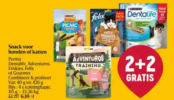 Delhaize Snack voor honden of katten aanbieding